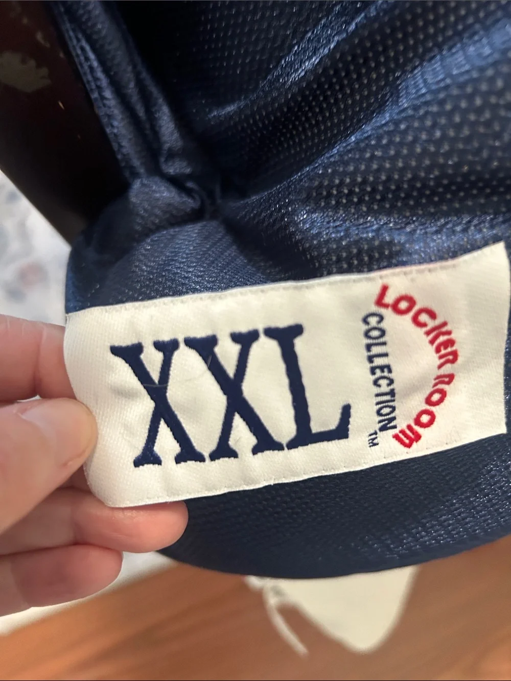 Navy Blue Branded Bed Cover